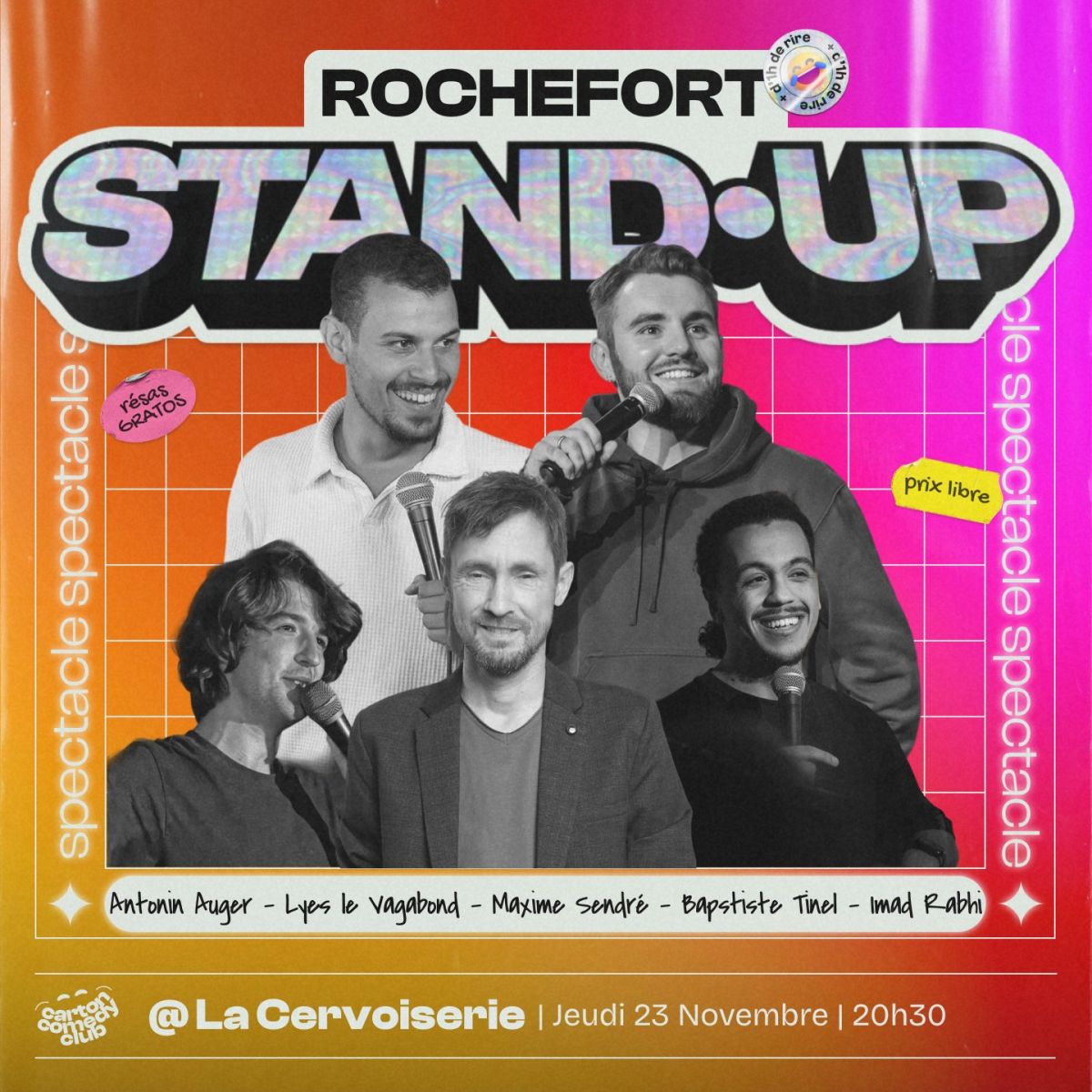 Carton Comedy Night : Maxime Sendré, Lyes le V ...
