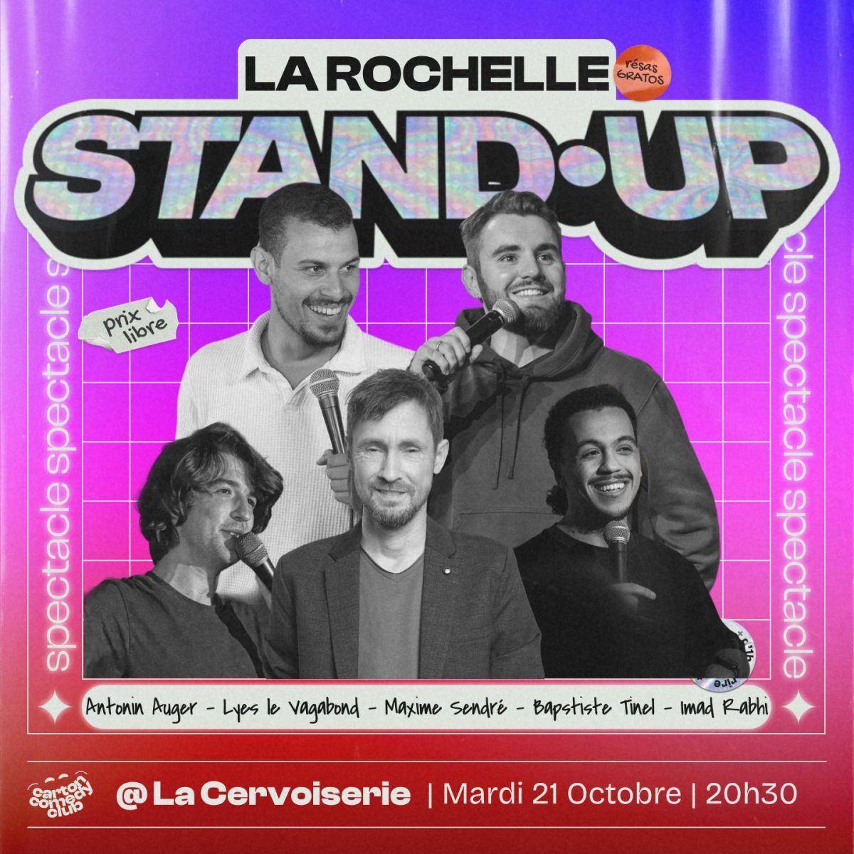 Carton Comedy Night : Maxime Sendré, Baptiste  ...