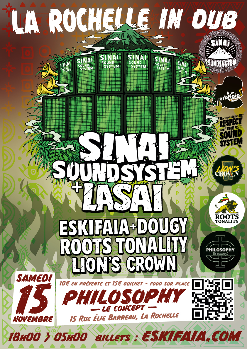 La Rochelle in Dub - Sinai Sound System feat Lasai