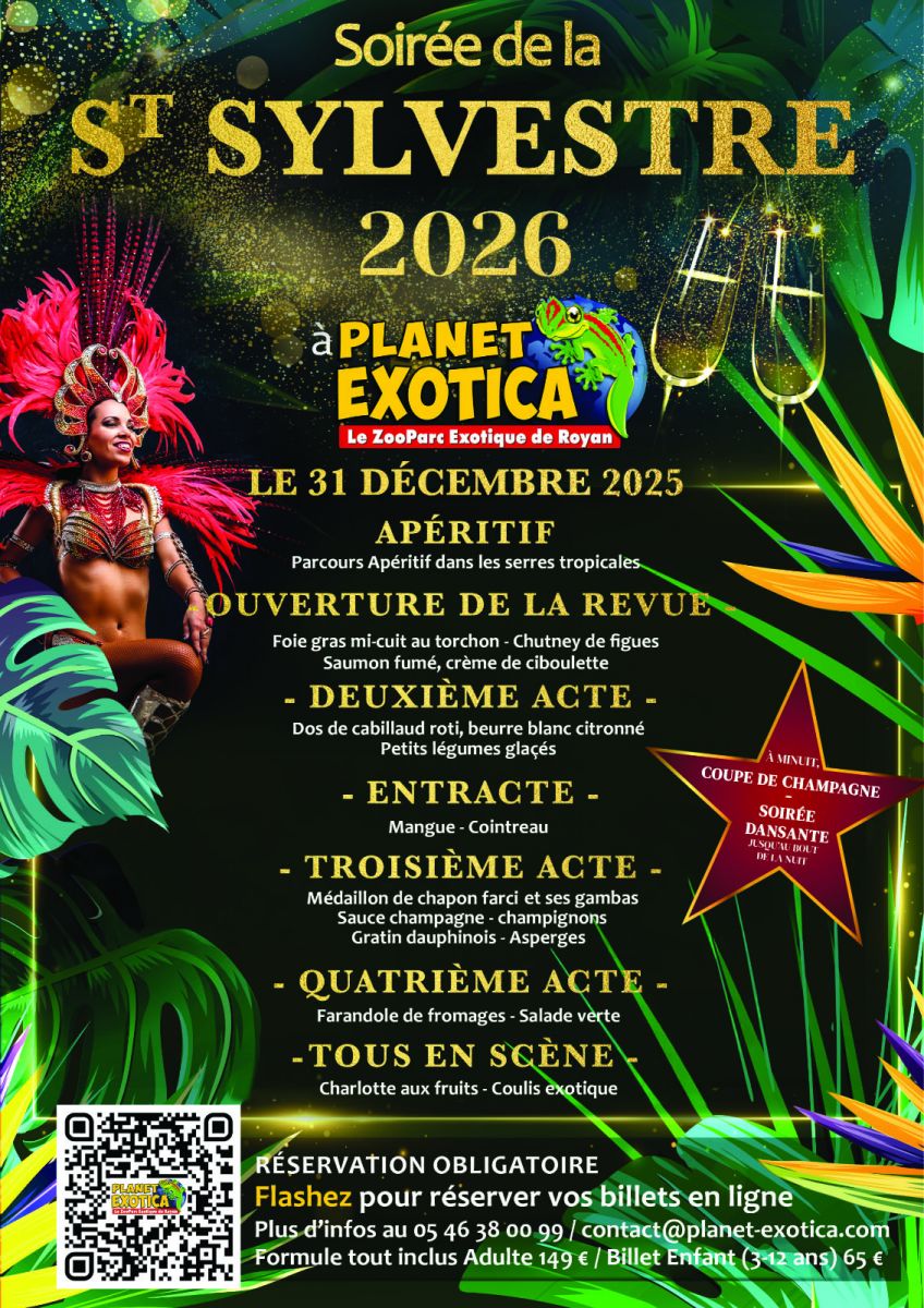 Soirée de la Saint-Sylvestre à Planet Exotica