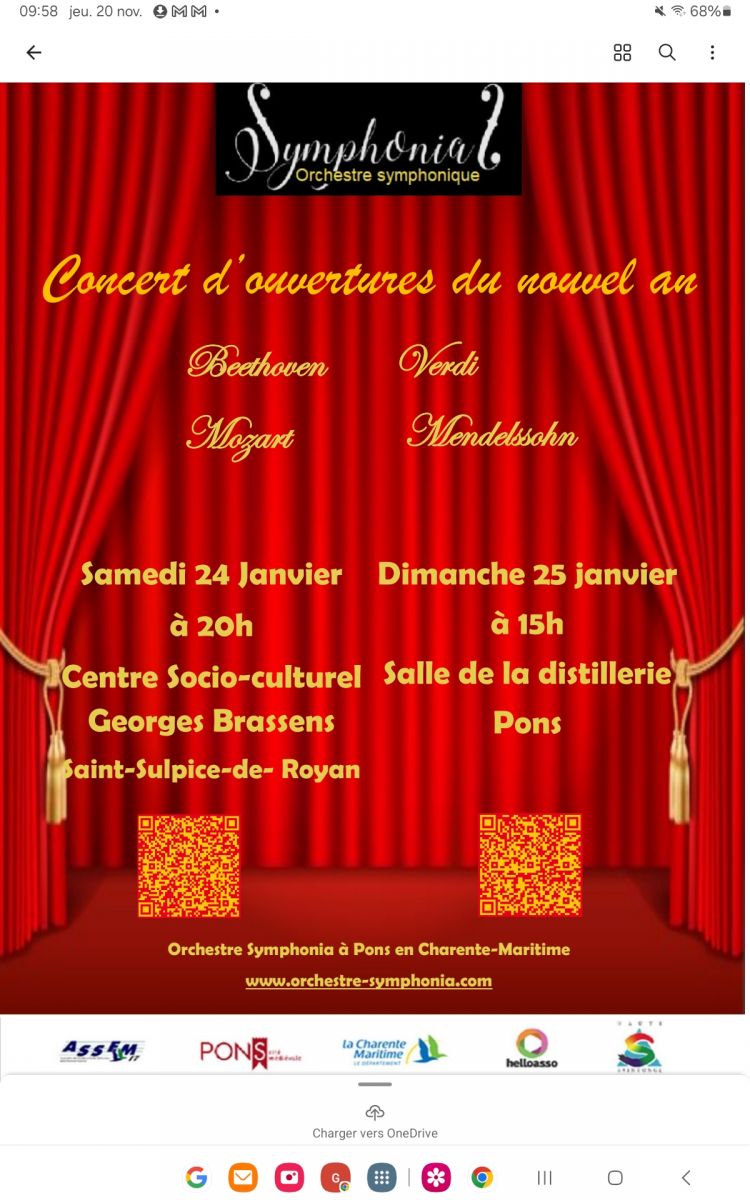 Concert d ouvertures du nouvel an