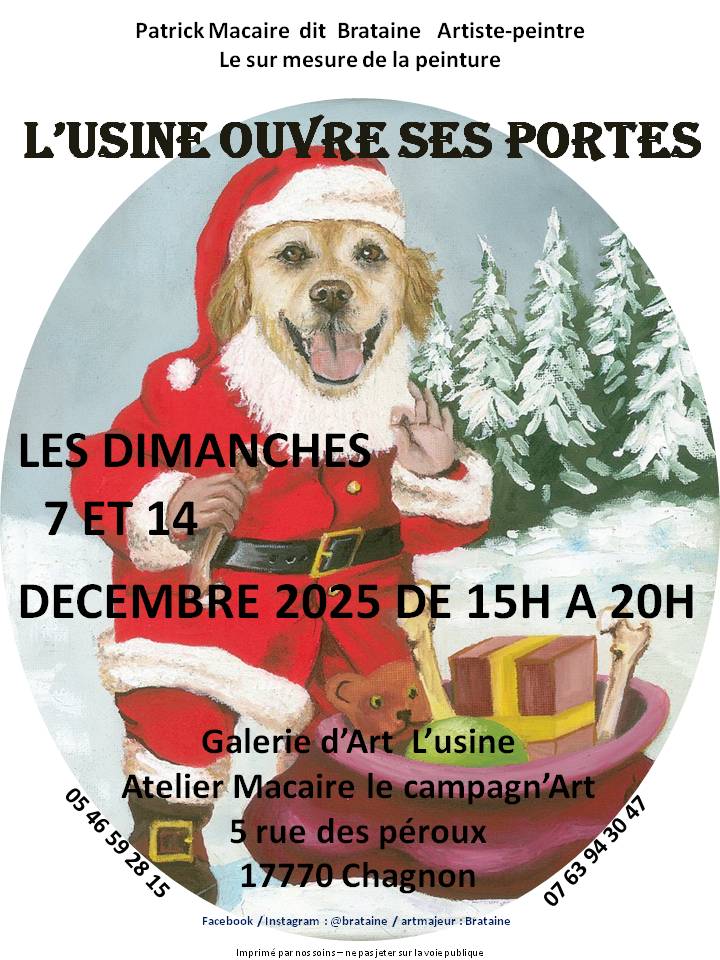 Portes ouvertes galerie et atelier "Macaire le ...