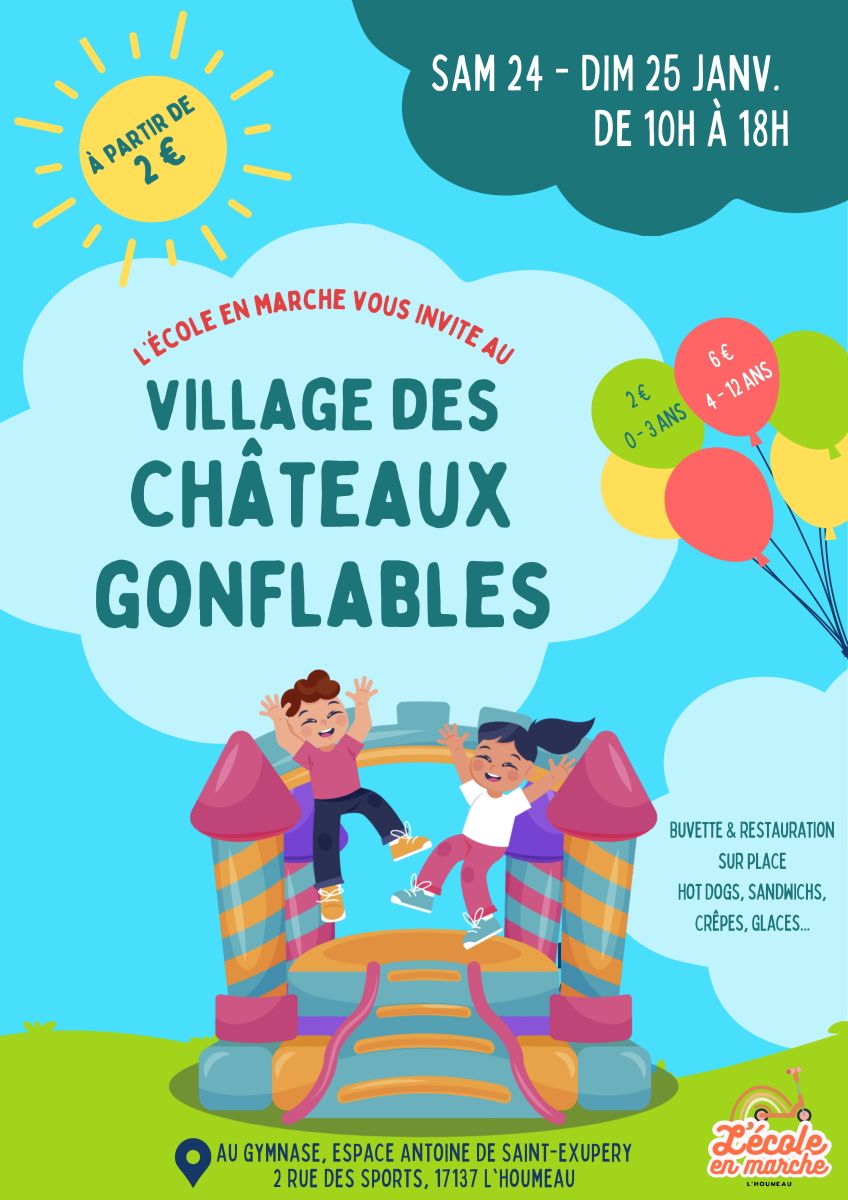 Village des châteaux gonflables