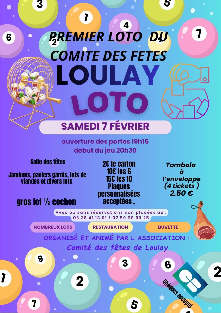 loto du comité des fêtes de loulay