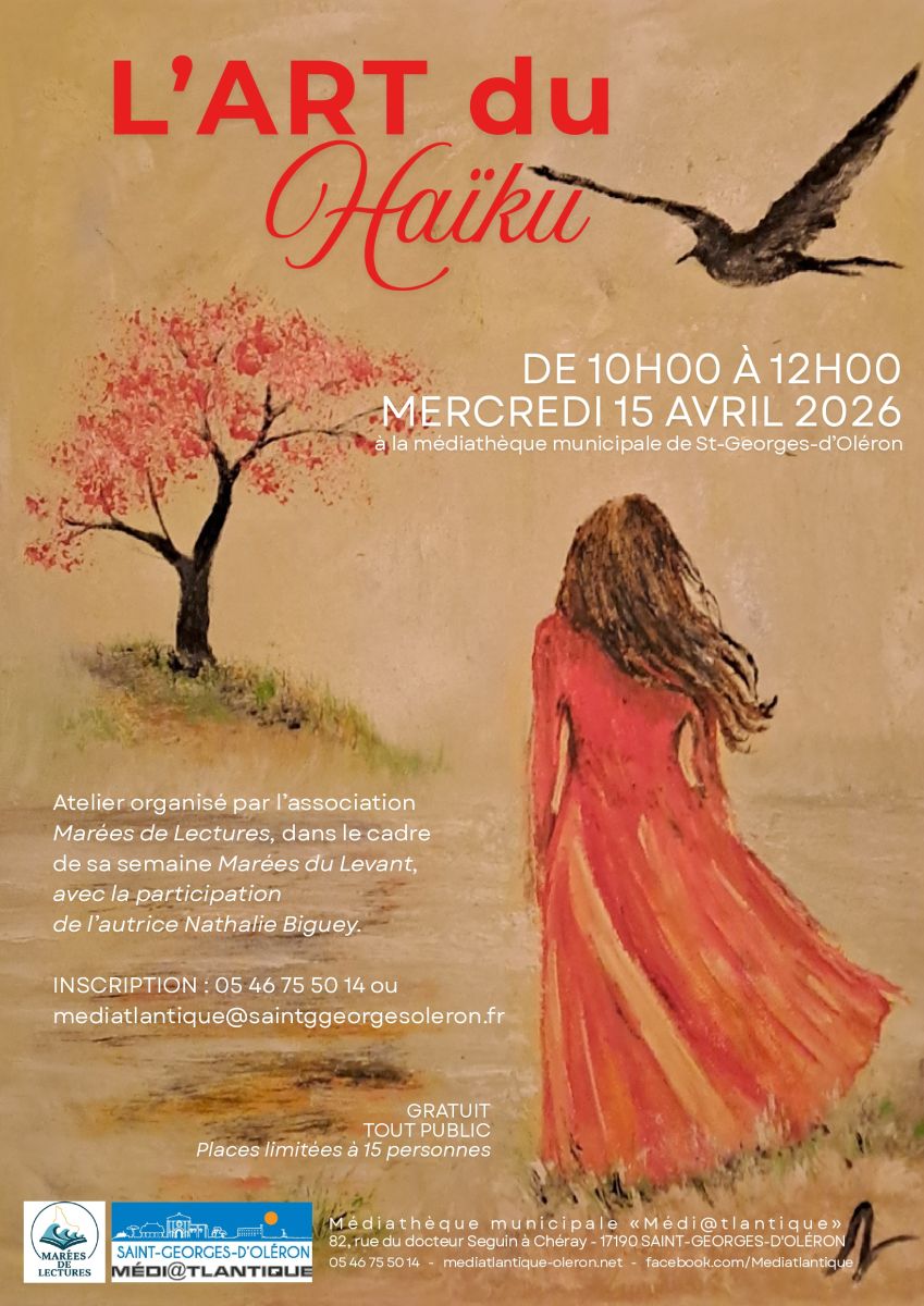 Atelier Haïku avec Marées de Lectures