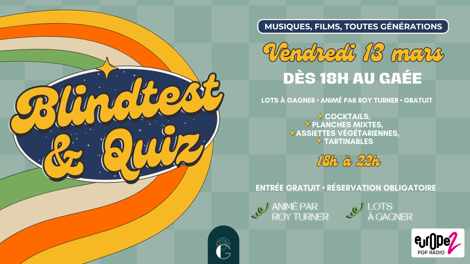 Giga Blindtest et Quiz du Gaée à La Rochelle l ...