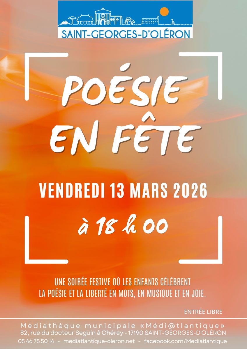 Poésie en fête, les enfants à l'honneur