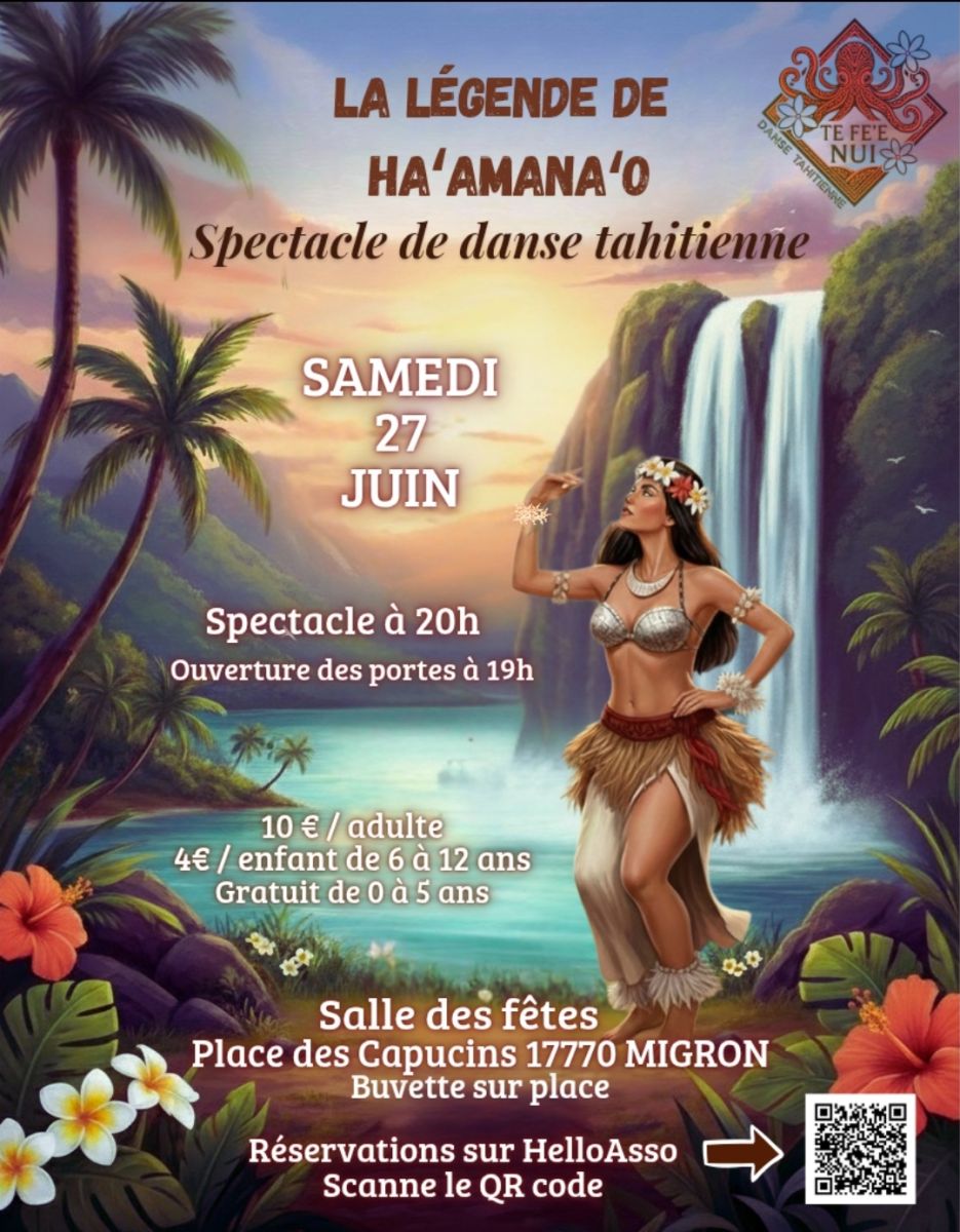 Spectacle de danse tahitienne