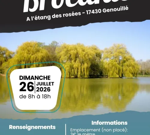 Brocante à l'étang des rosées