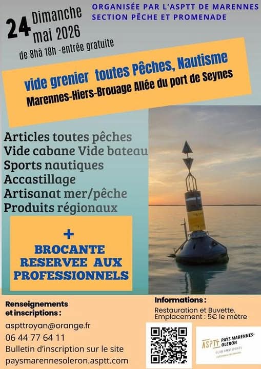 brocante pêche nautisme et brocante traditionnelle