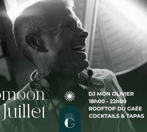 BLOOMOON DU GAÉE 09 juillet : Dj Set by Mon Olivier, Sunset, Cocktails & Tapas