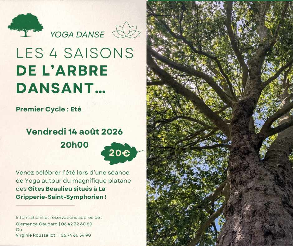 Yoga danse : les 4 saisons de l'Arbre Dansant
