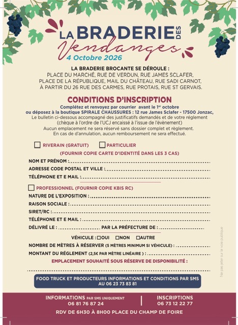 Brocante des Vendanges