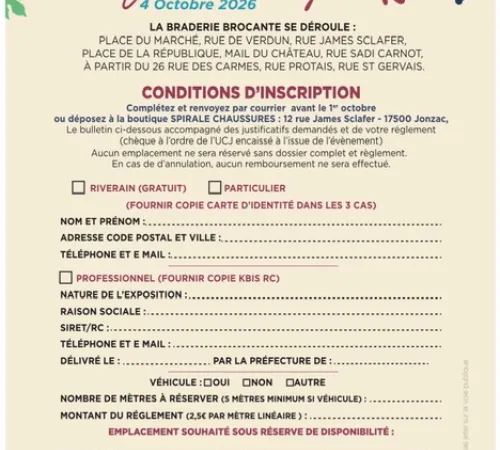 Brocante des Vendanges