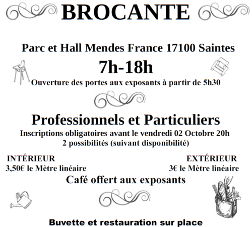Brocante du Vélo Club Saintais