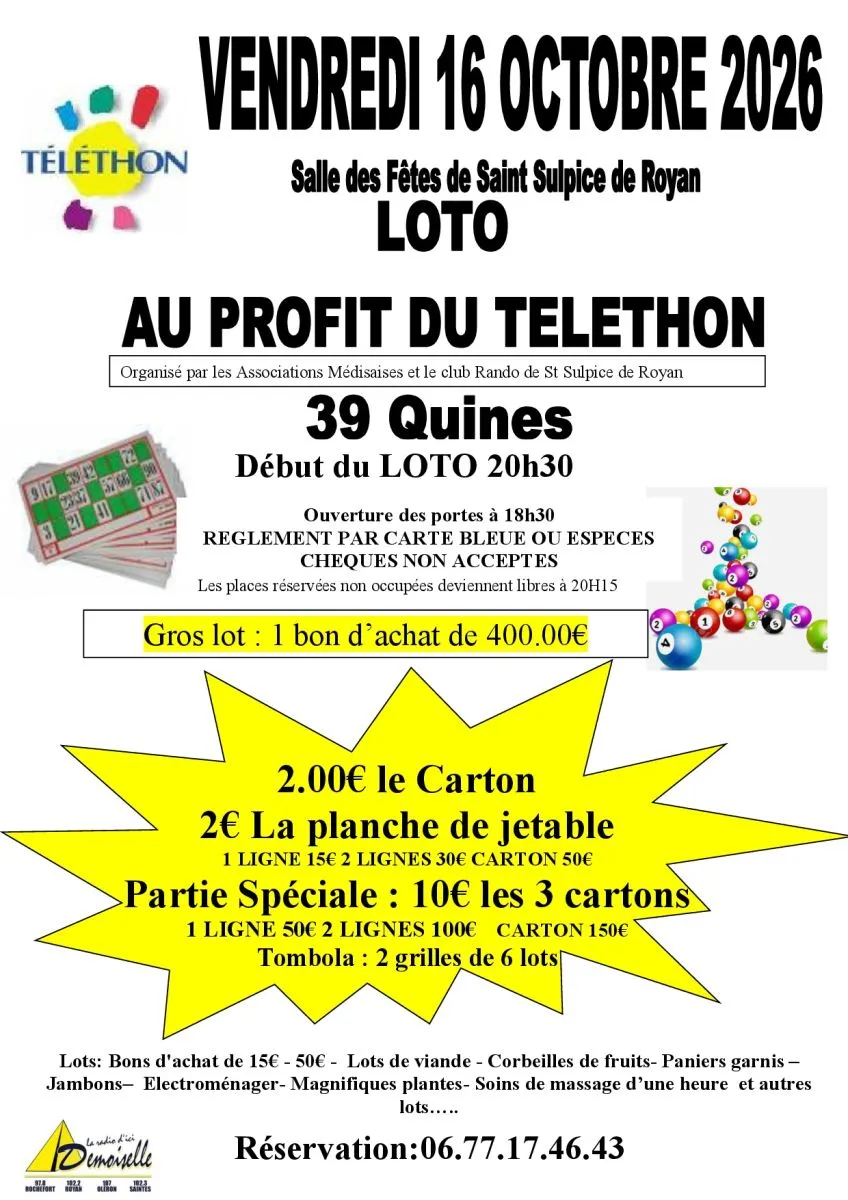 LOTO AU PROFIT DU TEL ...