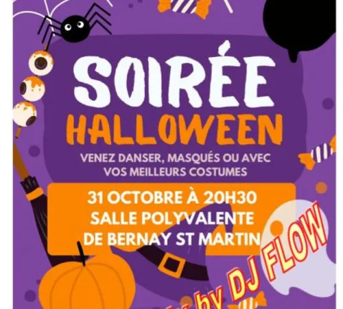 Grand bal costumé d'Halloween à Bernay-Saint-Martin le 31 octobre
