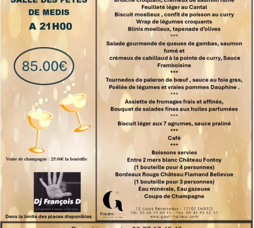 SOIREE DE LA SAINT SYLVESTRE