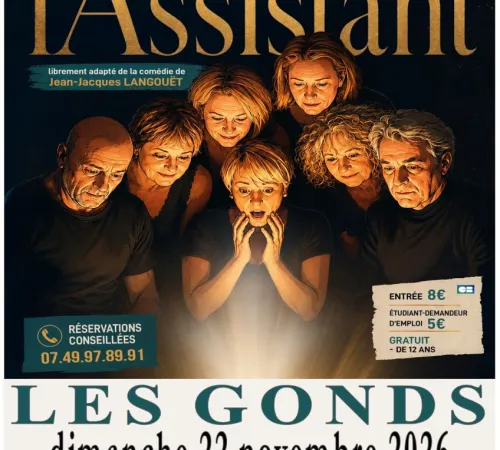 Théâtre comédie " L'Assistant"