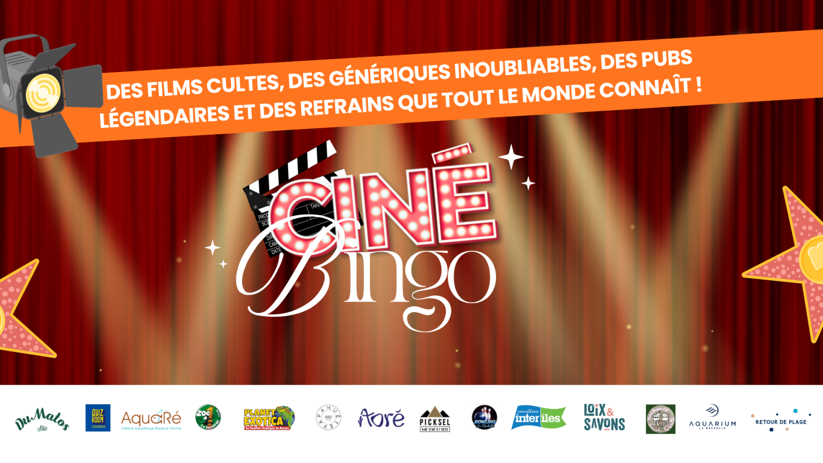 CINÉ BINGO GÉANT : Le grand show musical à La Rochelle