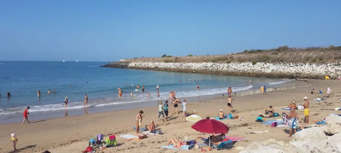 Plage de chef de baie à la Rochelle