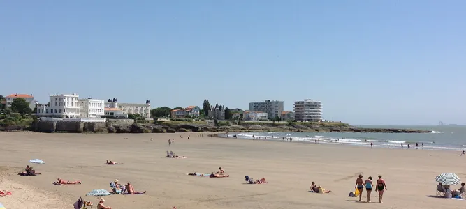 Plage de Pontaillac à Royan