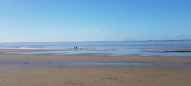 Plage des Vergnes à Meschers-sur-Gironde