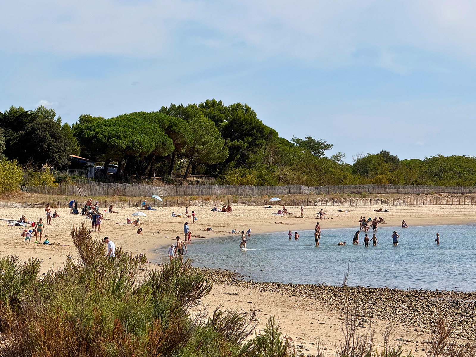 Grouin beach, Loix