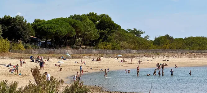 Plage du Grouin à Loix