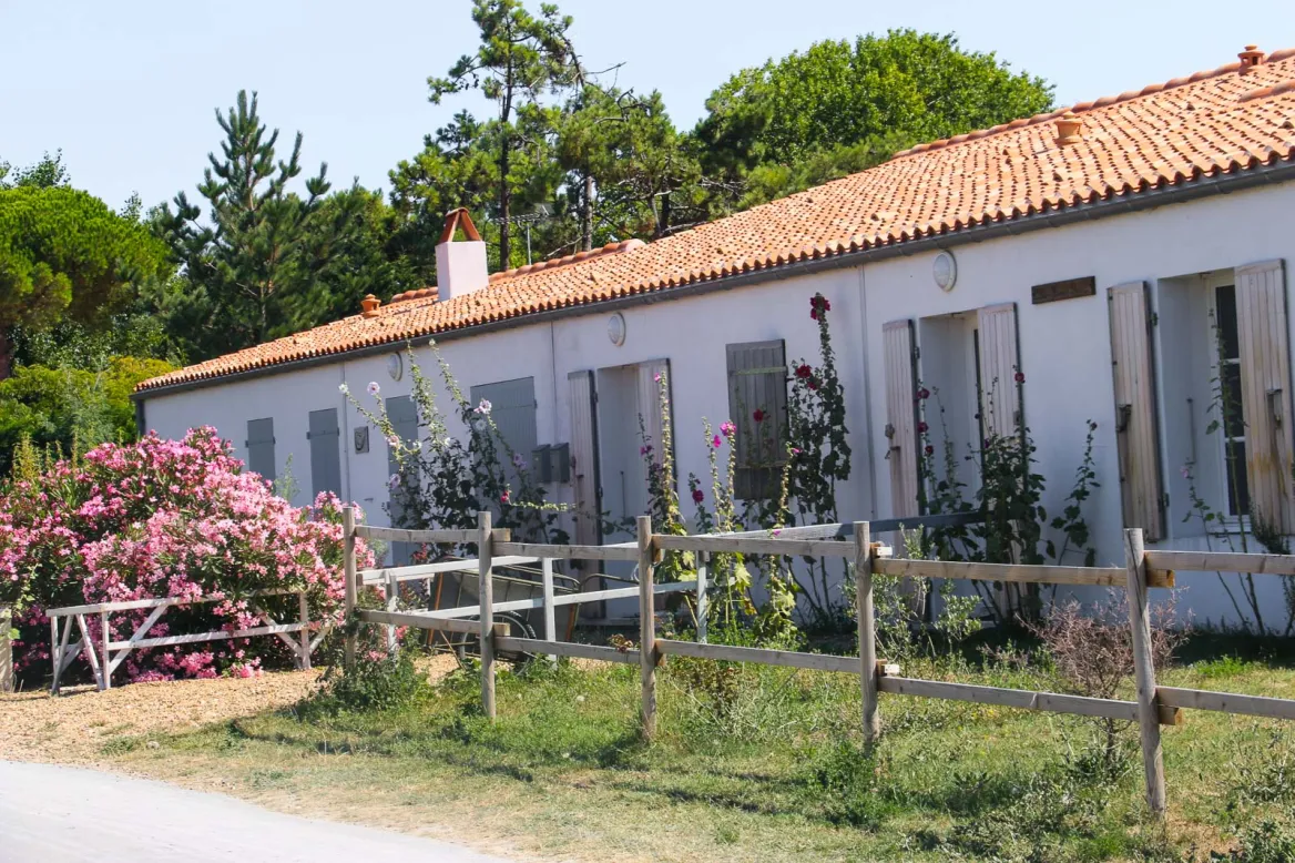 Typical Charente architecture on the island of Aix