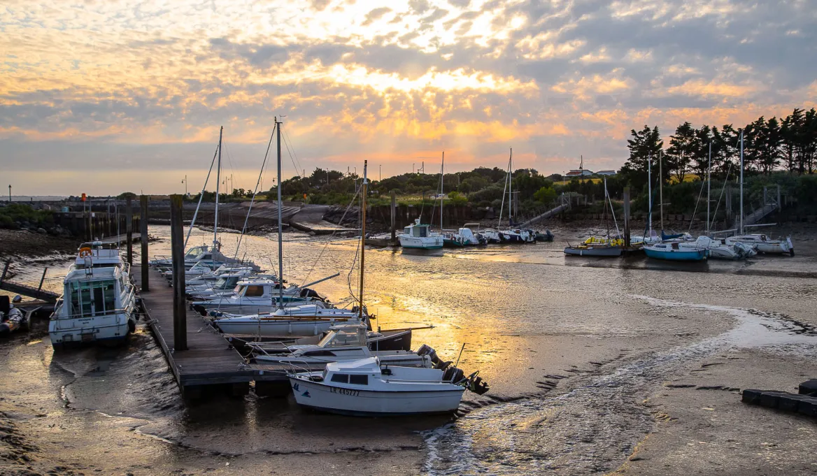 Le Port à marée basse