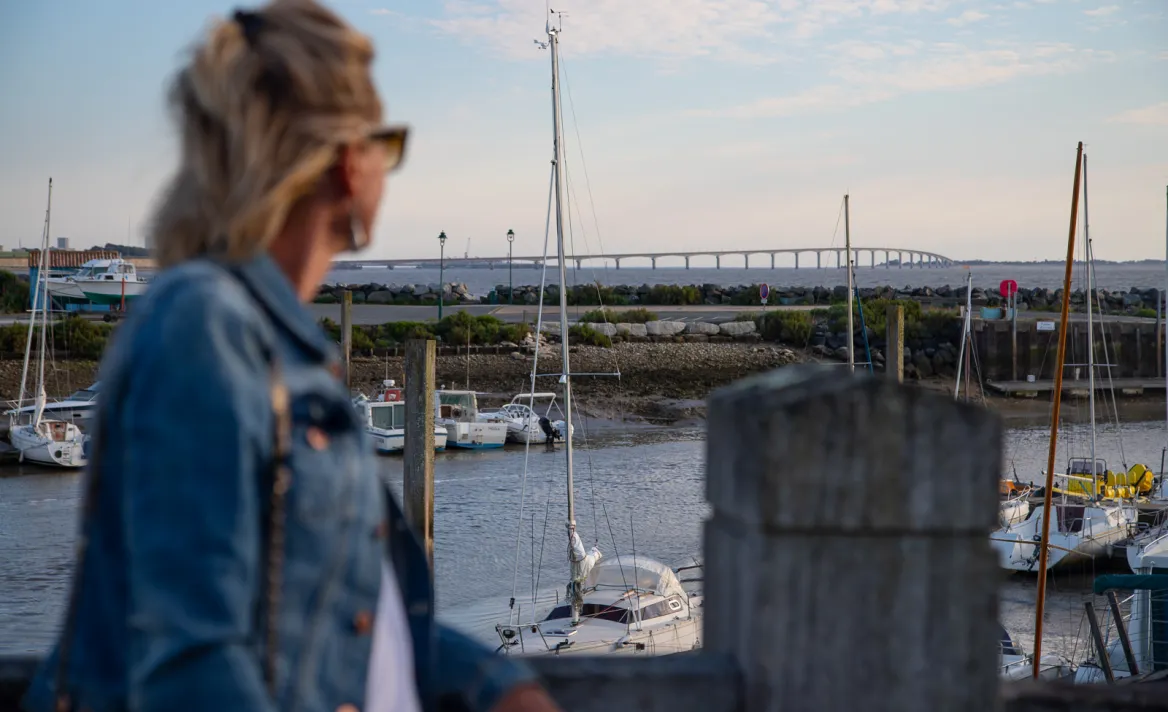 Un superbe point de vue sur le Pont de l’île de Ré
