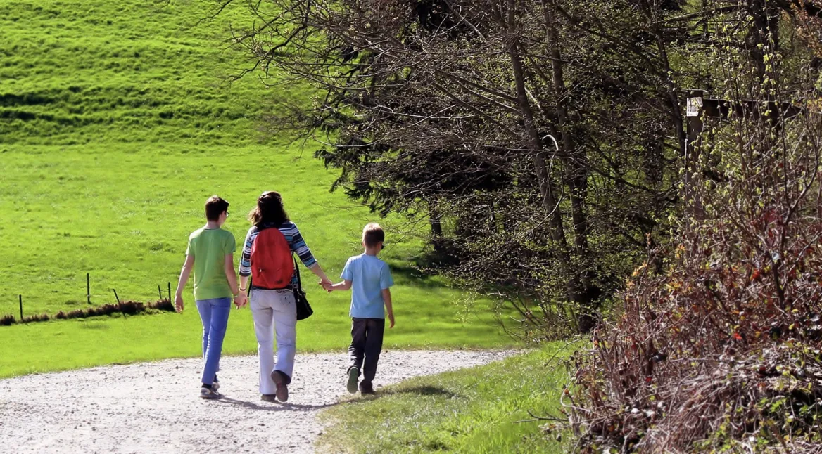 family hike
