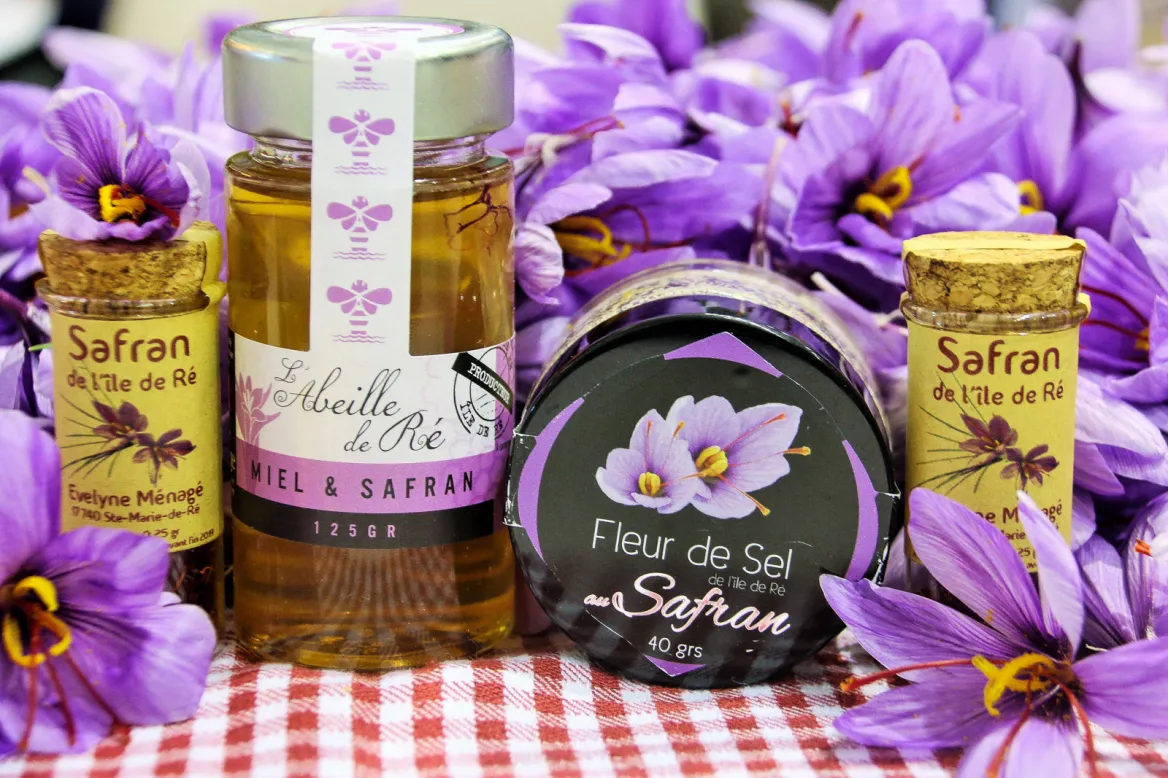 Products derived from saffron