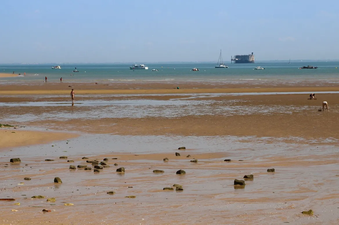 The most beautiful view of the island of Oléron on the famous Fort Boyard