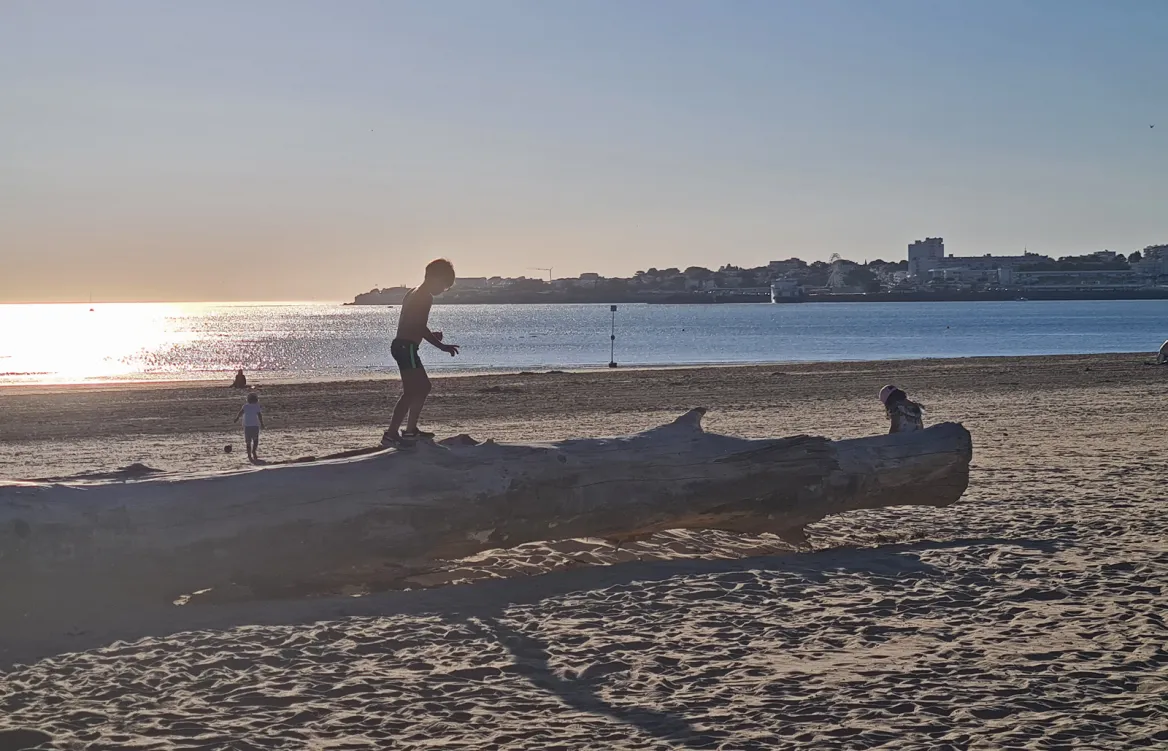 Plage de Royan en fin de journée