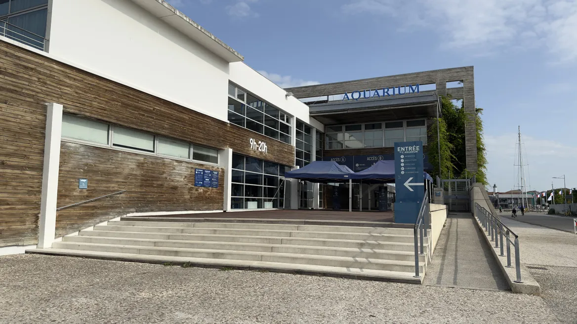 Entrance to the La Rochelle Aquarium