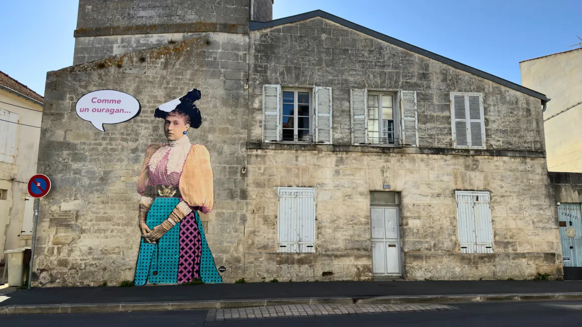 Street art Pierre Loti Rochefort