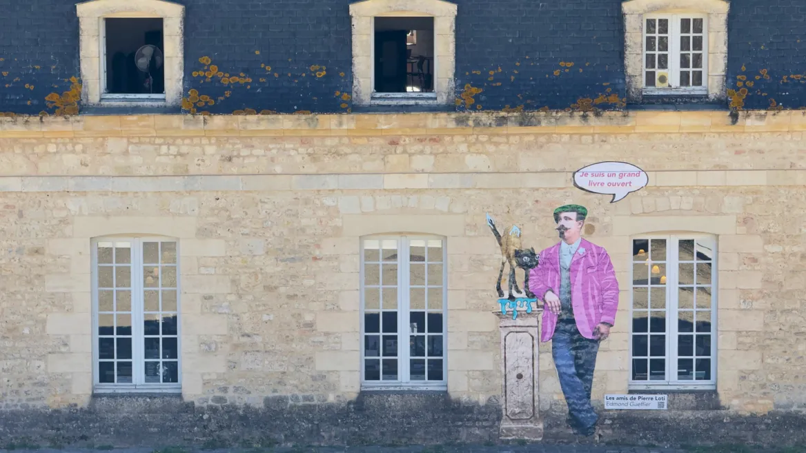 Street art Pierre Loti Rochefort