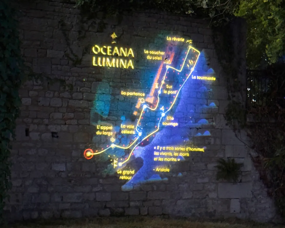 Oceana Lumina carte interactive