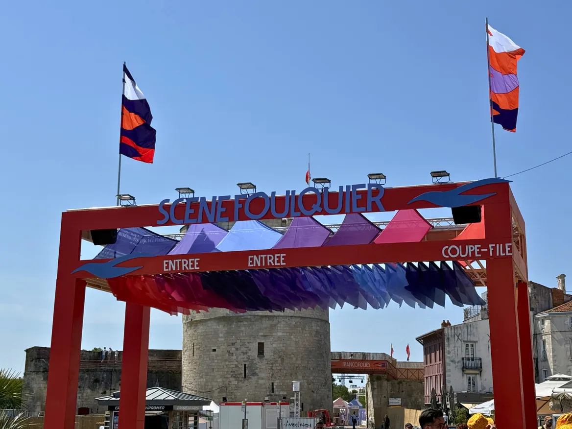 Entrée des Francofolies de La Rochelle