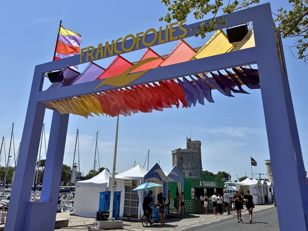 Entrée des Francofolies de La Rochelle