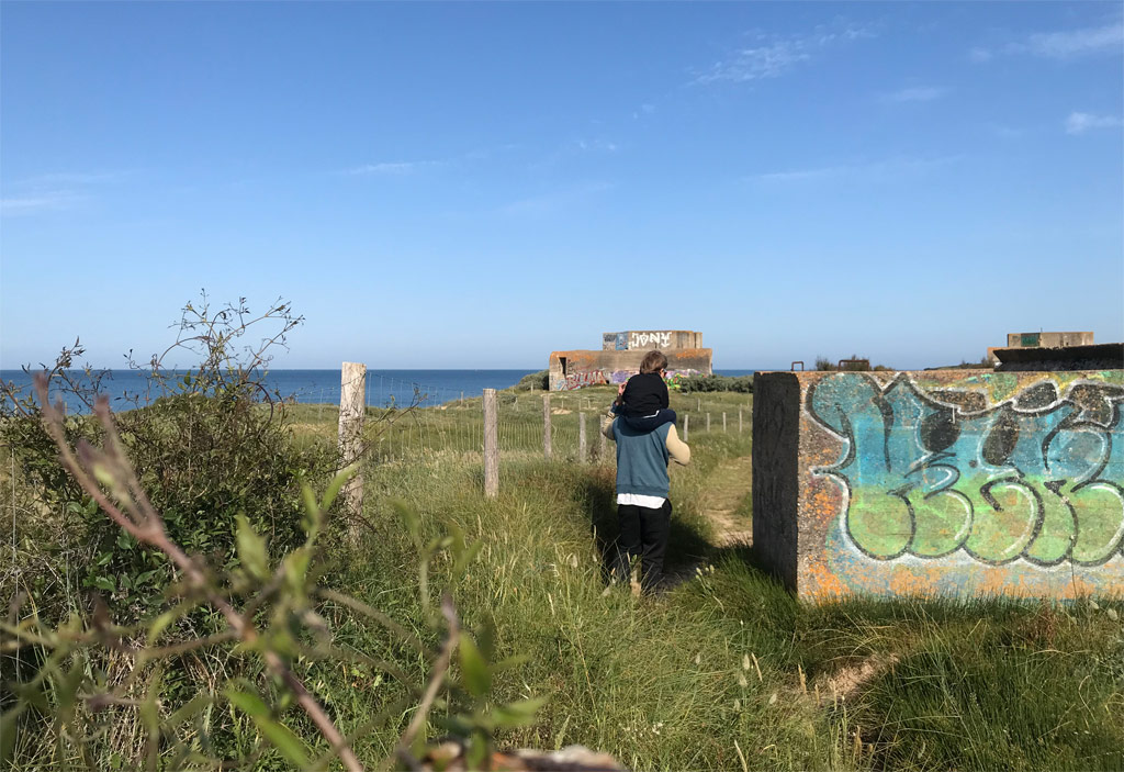 Promenade sur la crête de la dune