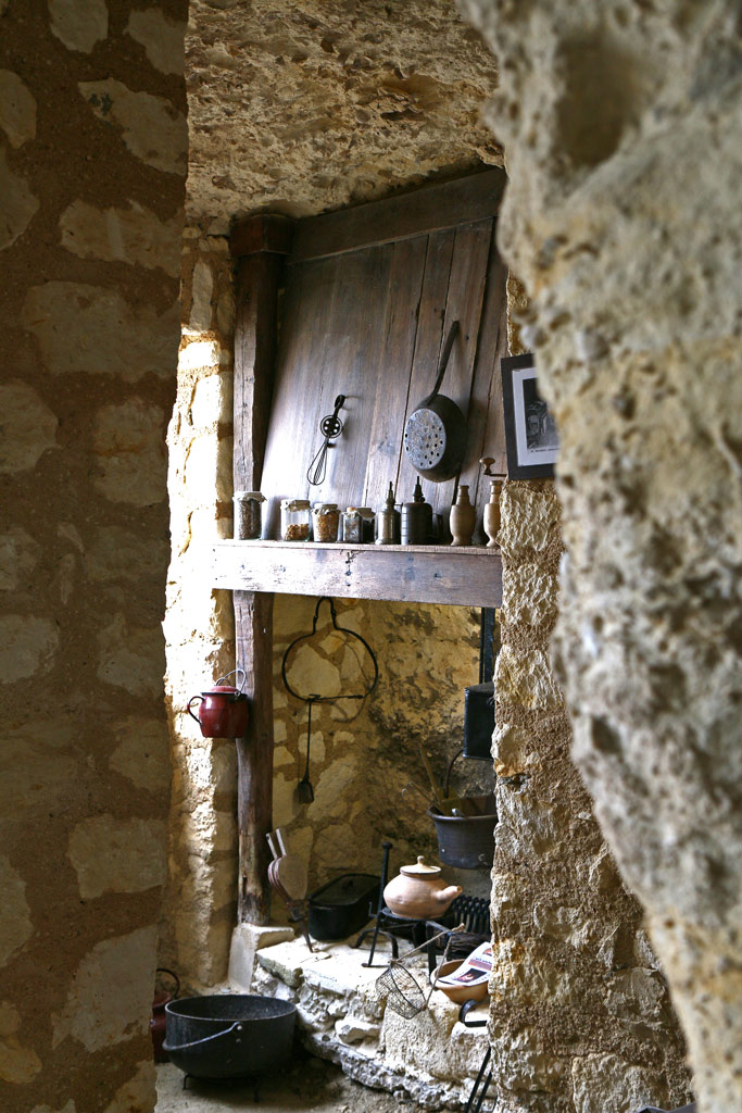 The fitted interior of one of the cavities