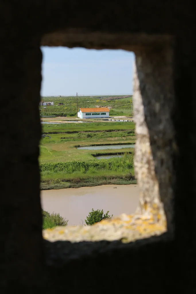 Les marais par le trou des échauguettes