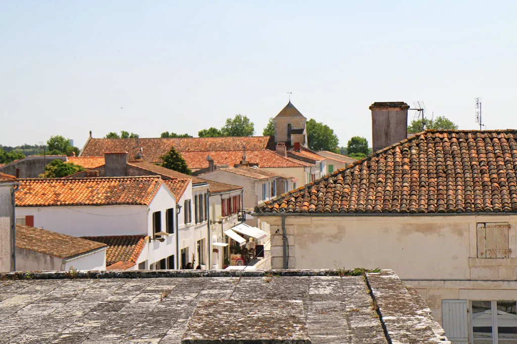 Les toits de Brouage, vue des remparts