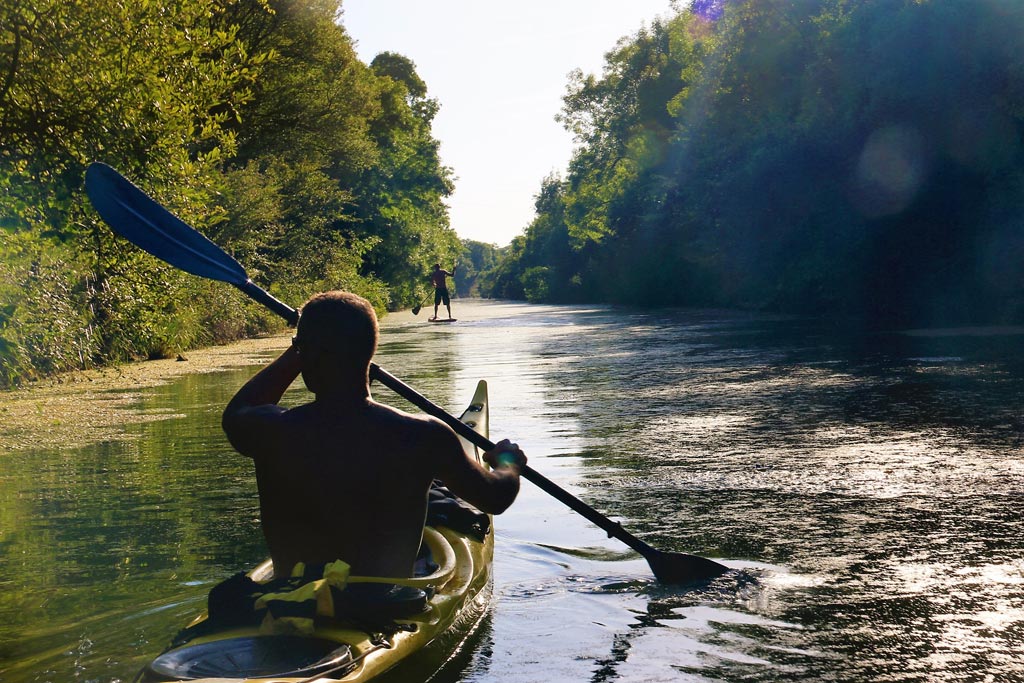balade en canoë