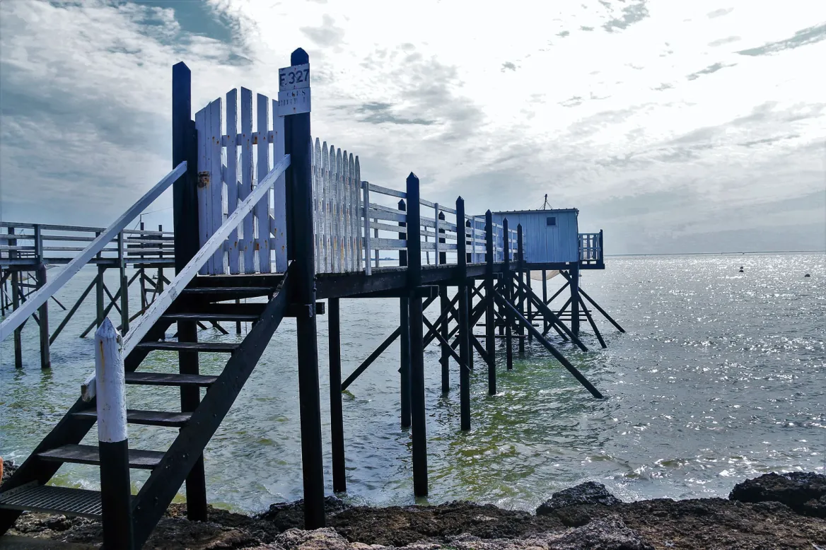 The fishing huts of Fouras-les-Bains - Charente Maritime