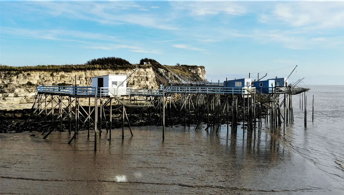 The fishing huts of Meschers-sur-Gironde - Charente Maritime