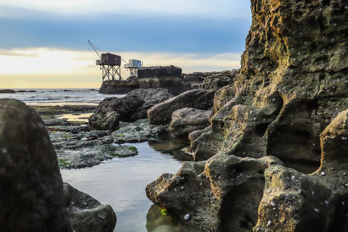The fishing huts of Saint-Palais-sur-Mer - Charente Maritime